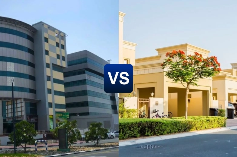 Investing in Commercial Vs Residential Properties in Dubai